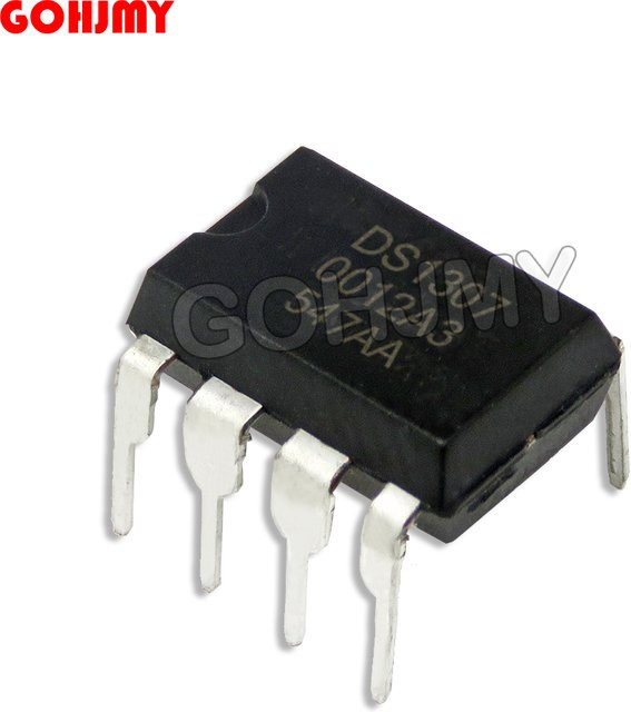 GOHJMY DS1302N DIP8 Zeitmessungs-Chip Set, 10 Stück, Schwarz - Bild 1