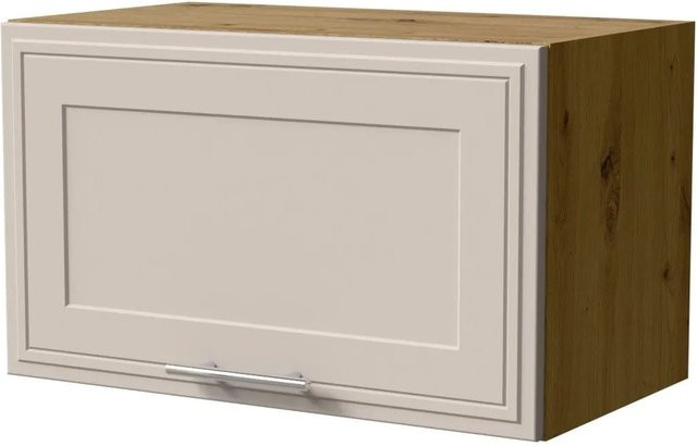 Feldmann-Wohnen Klapphängeschrank Salo W4B/60 in Eiche Artisan und Kaschmir Matt mit Gasdruckdämpfern, B/T/H: 60 x 32,5 x 36 cm - Bild 1