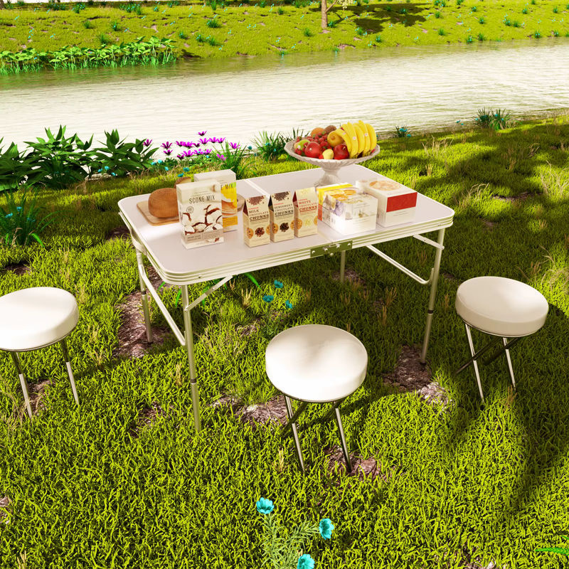 DayPlus Klapptisch für Garten, Camping und Picknick in rechteckiger Form - Bild 5