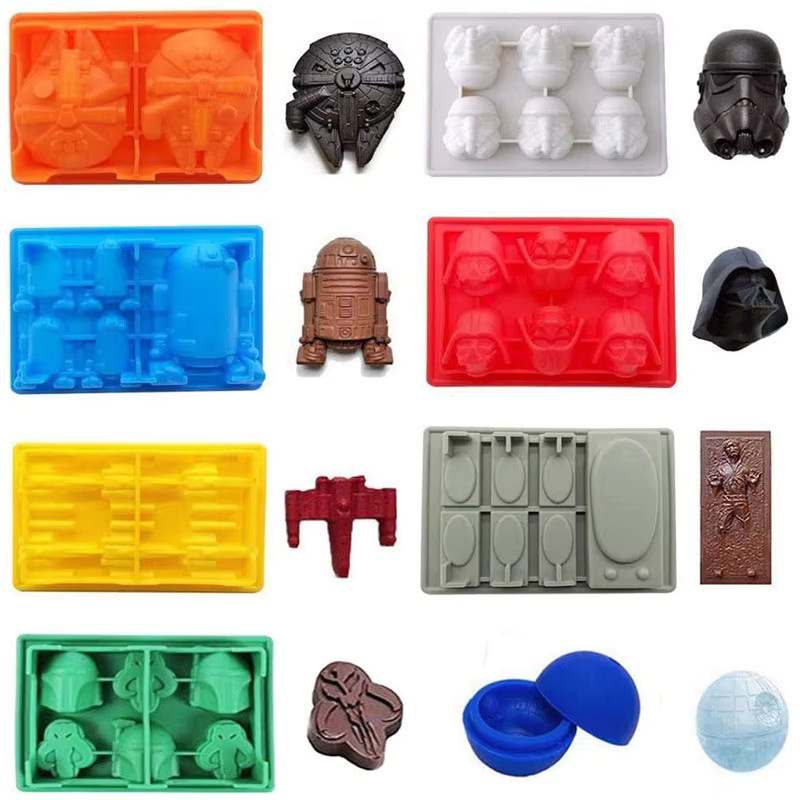 Star Wars Silikonform, Kuchendekorationsform, Sternformen - Bild 1
