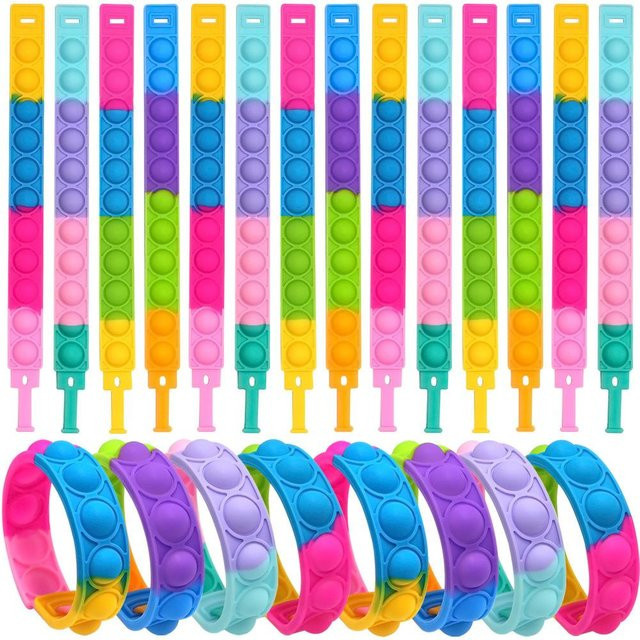 Topmix Armband, Silikon, Regenbogen, grün, Kinder, Erwachsene - Bild 1