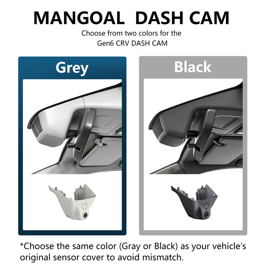 Mangoal 4K Dashcam für Honda CR-V und CR-V Hybrid Gen6 (2023-2026) Modell B mit Nachtsicht, WLAN, App-Steuerung und GPS - Bild 2