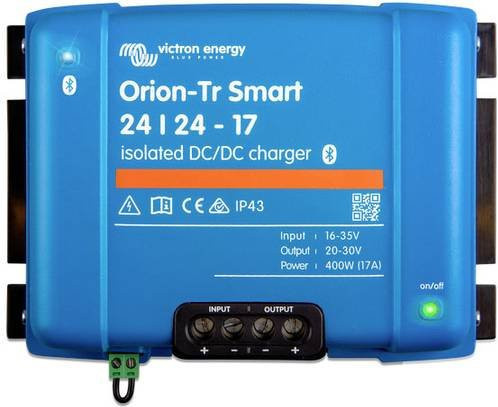 Victron Energy Orion-Tr Smart DC-DC Wandler 24/24-17 400W mit Bluetooth in Blau - Bild 1
