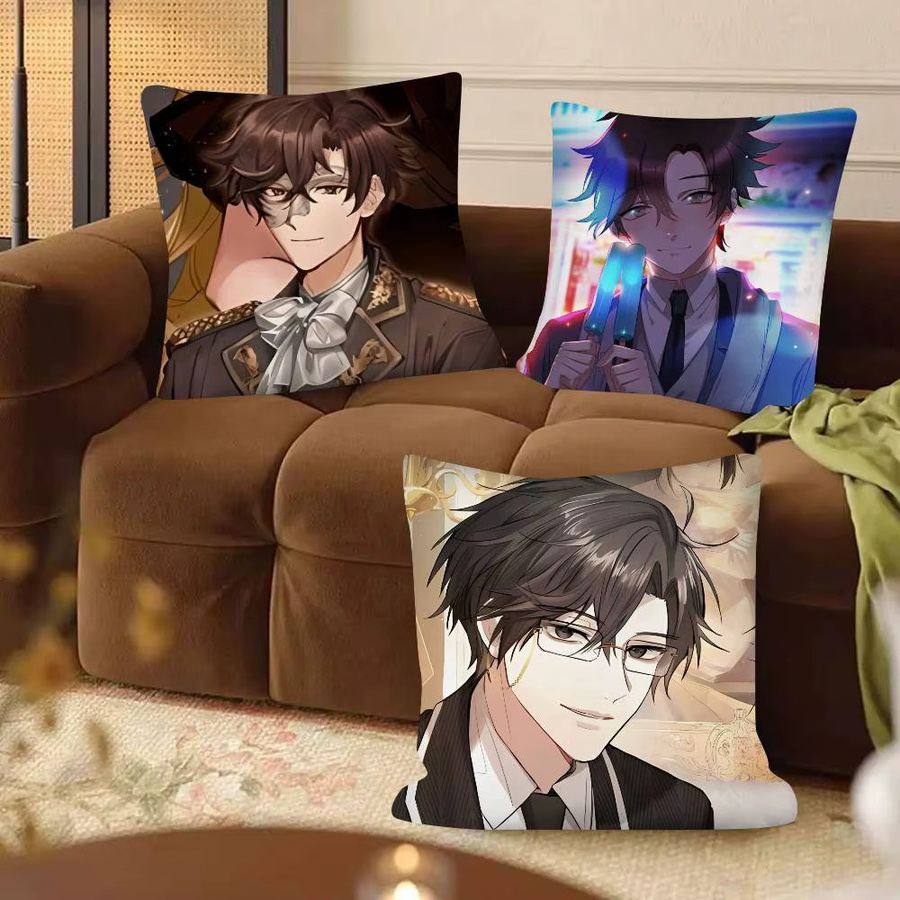 Kayou Mystic M-Messenger 707 Jumin Han Kissenbezug, quadratischer Kissenbezug in Multicolour, B/T/H: 40 x 40 x 40 cm - Bild 3