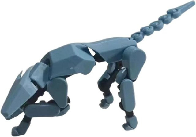 Fashnics Roboterhund-Actionfigur Attrappe blau 13-teiliges Set - Bild 1