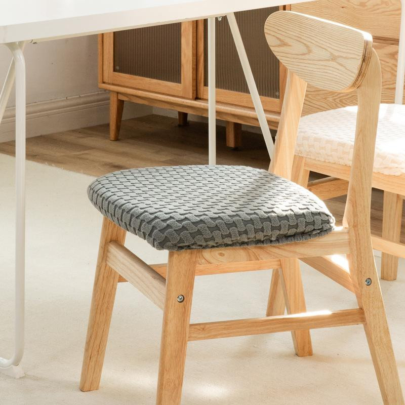 Yiran Furniture Universeller elastischer Stuhlbezug aus Jacquard-Samt und Wind-Taffeta für Esszimmerstühle und Hocker, Breite: 40 cm - Bild 2