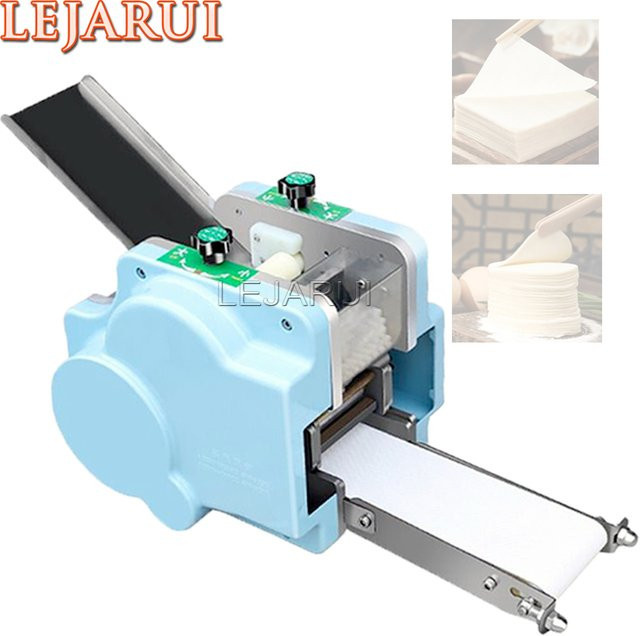 Automatische Teigblattmaschine von BURUIMU in Blau zur Herstellung von Teigblättern für Papad, Momo, Empanada, Samosa, Gyoza, Wonton und Dumplings aus Kunststoff - Bild 1