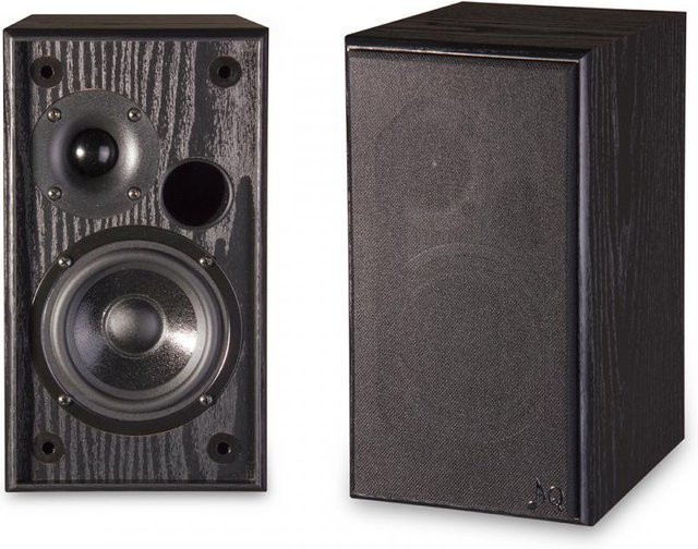 Acoustique Quality TANGO 92 Regallautsprecher 2-Wege Surround-Lautsprecher-Set in Schwarz mit 40W Leistung - Bild 1