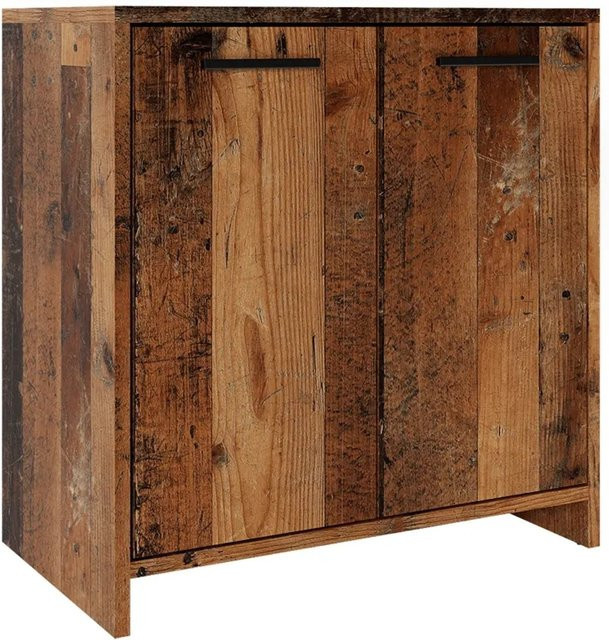 Vicco Waschtischunterschrank Kiko Old Style in Eiche, B/T/H: 58 x 60 x 60 cm - Bild 2