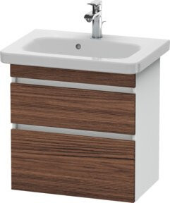 Duravit Waschtischunterschrank DuraStyle in Weiss, wandhängend, mit 2 Schubladen, Breite: 58 cm, Tiefe: 36,8 cm, Höhe: 61 cm - Bild 1