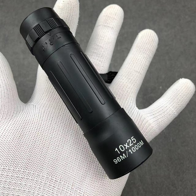 Sommer6 Monokular mit Zoom-Teleskop-Optik und Nachtsichtfunktion in Schwarz - Bild 1