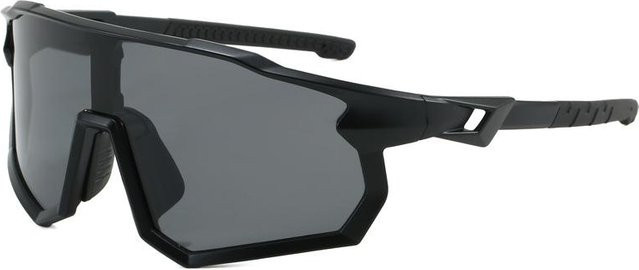 Binchi Keji Travel Sportsonnenbrille, Unisex, Vollrand, Kunststoff, Schwarz - Bild 1