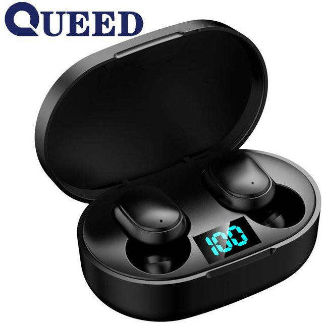 QUEED Bluetooth In-Ear Headset kabelloses Stereo Sport-Mini-Headset schwarz - Bild 1