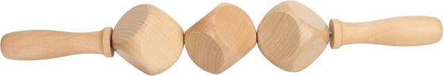 Beautyyy Holz Cellulite Massagegerät Rolle, Beige, Unisex - Bild 1