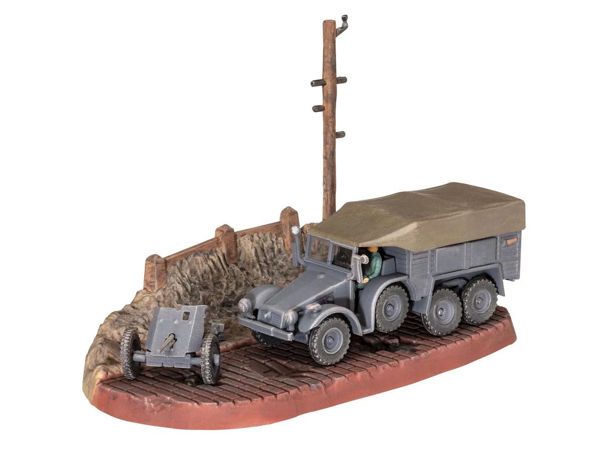 Revell Starter Kit Krupp Protze KFZ 69 Zweiter Weltkrieg - Bild 2