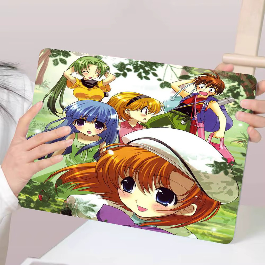 Rastar Anime Higurashi When They Cry Mauspad in Multicolour als rutschfeste Schreibtischunterlage für Maus und Tastatur - Bild 2