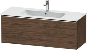 Duravit Waschtischunterschrank D-Neo wandhängend in Braun matt, B: 121 cm, T: 46,2 cm, H: 44 cm - Bild 1