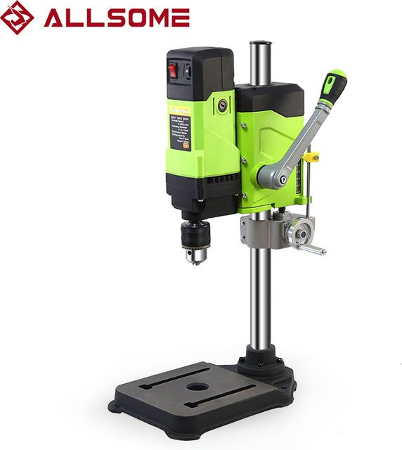 ALLSOME Tischbohrmaschine BG-5167, 800W, 6-Gang, Grün - Bild 1