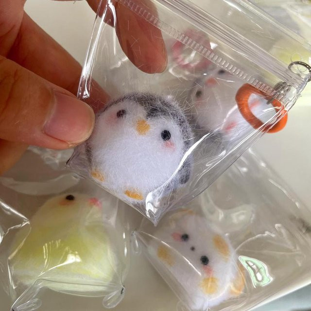 Klebriger TPR Squishy Mini-Pinguin Ente, Stressabbau Squishy, Fidget Spielzeug - Bild 1