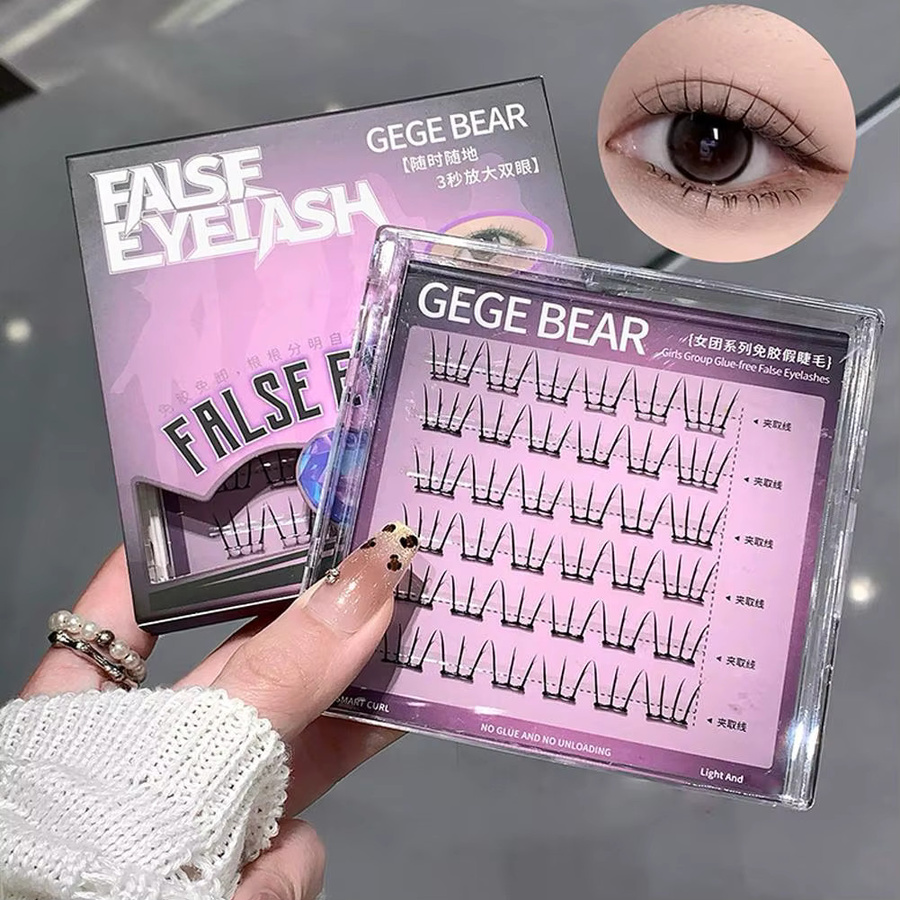 ZOZU DIY Lash Cluster Falsche Wimpern, Natürlich - Bild 2