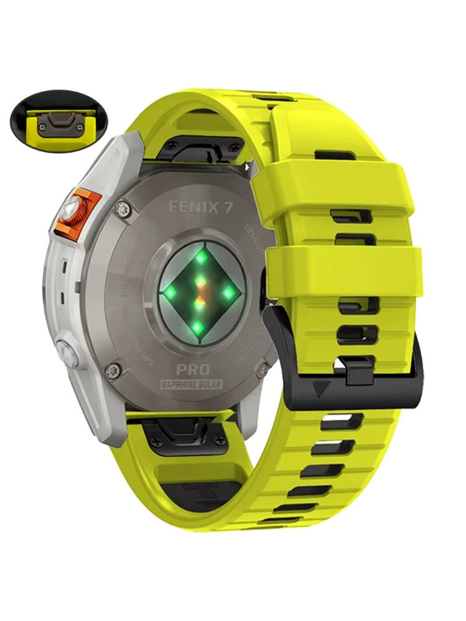 QuickFit Uhrenarmband Silikon, Bunt, Unisex, 22 mm/26 mm - Bild 5