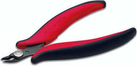 Cimco Seitenschneider für Elektronik und Feinmechanik ohne Facette, Rot, 129 mm - Bild 1