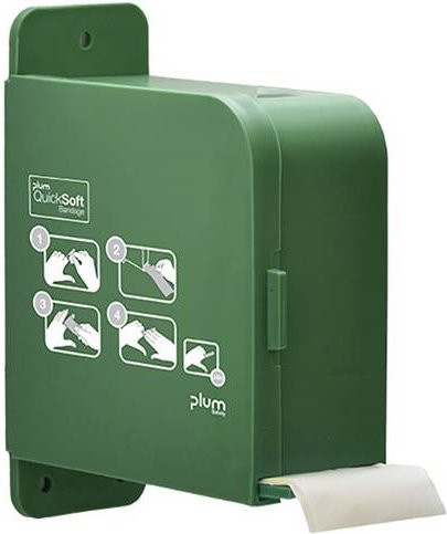 Plum QuickSoft 5556 Pflasterspender Wandmontage Grün - Bild 1