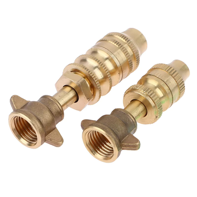 Einstellbare Messing Raketendüse Straight Jet für elektrische Spritzen und Hochdrucksprühgeräte in Gold - Bild 2