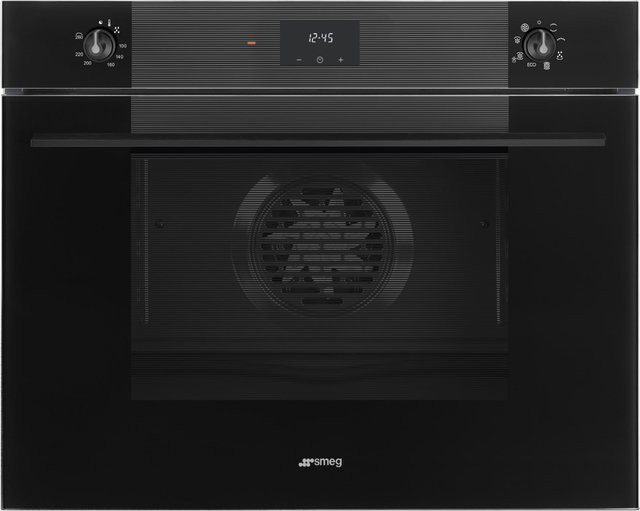 Smeg Einbaubackofen Linea pure black, 77 l, Farbe: schwarz, Breite: 74,6 cm, Energieeffizienzklasse: A+ - Bild 1