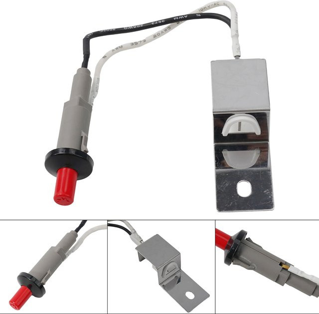 Weber Hochspannungs-Zündgerät-Set für Gasgrills inklusive Gasfänger und Nadel - Bild 1