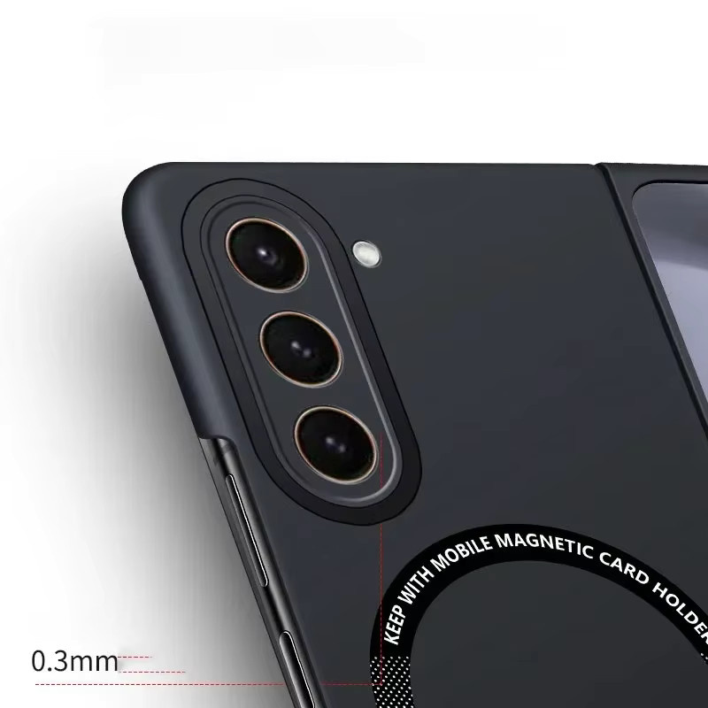 MagSafe PC-Hülle für Samsung Galaxy Z Fold in Weiß, ultradünne und stoßfeste magnetische Schutzhülle für kabelloses Laden - Bild 3