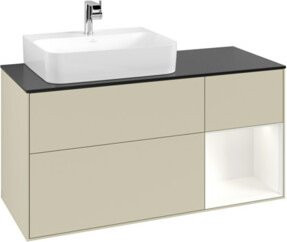V&B Waschtischunterschrank Finion in Lackoptik, Breite: 120 cm, Tiefe: 50,1 cm, Höhe: 50,1 cm - Bild 1