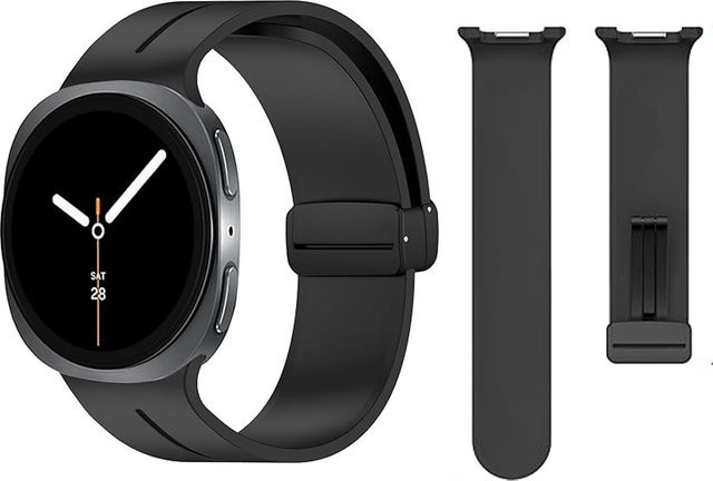 Uhrenarmband Magnetisch, Schwarz, Unisex, für Samsung Galaxy Watch 8 40 mm 44 mm 8 Classic 46 mm - Bild 1