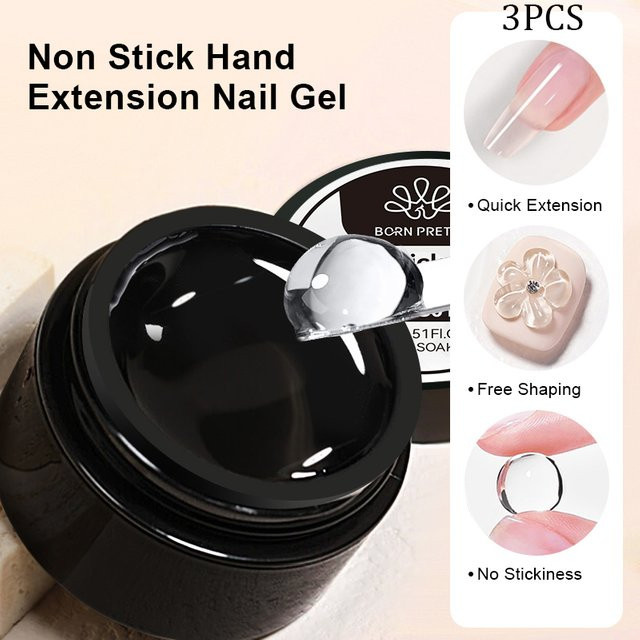 BORN PRETTY Acryl-Nagelgel-Lack, 15 ml, 2 Stück/Set, glänzend - Bild 1