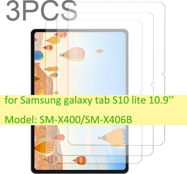 3er-Pack Ropada Displayschutzfolie aus gehärtetem Glas für Samsung Galaxy Tab S10 Lite 10,9 Zoll 2025 SM-X400 SM-X406B, transparent - Bild 1