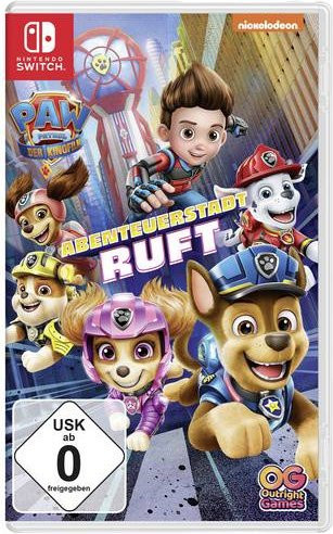 Paw Patrol: Der Kinofilm - Abenteuerstadt ruft, Videospiel mit Nintendo Switch, USK 0 - Bild 1