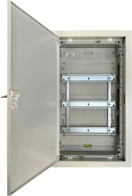 Alphatec Aufputzkleinverteiler POLARIS 3-reihig aus Kunststoff in Weiß - Bild 1