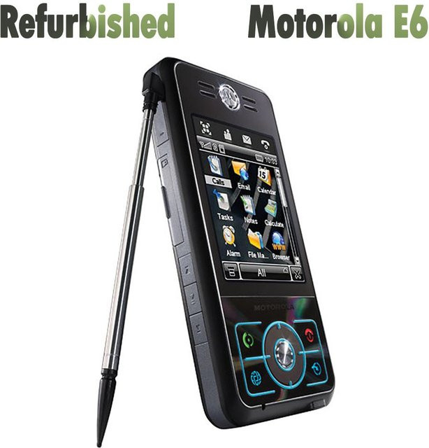 Generalüberholtes Motorola ROKR E6 Mobiltelefon in Schwarz mit 2,4 Zoll Display und 2,0 MP Kamera, GSM 2G, entsperrt mit 1 SIM-Slot - Bild 1