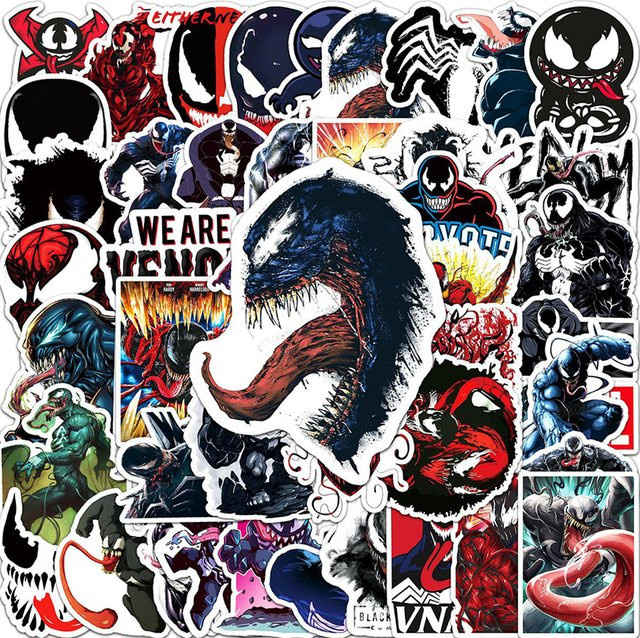 Marvel Comics Carnage Venom Schurken-Graffiti-Aufkleber, Bunt / Mehrfarbig - Bild 1