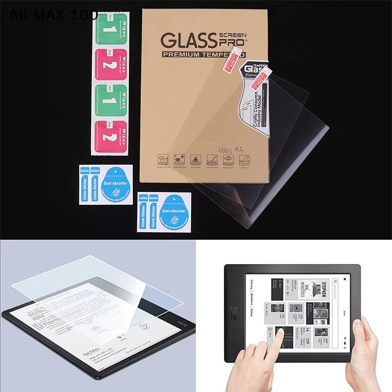 AyS Displayschutzfolie aus gehärtetem Glas für Kobo Clara 2E und Libra Color 2024, 2er-Pack, transparent, kratzfest und stoßfest - Bild 2