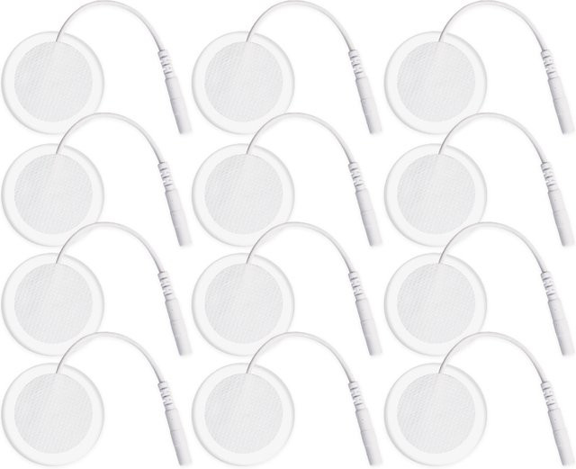 Raiuleko Elektrodenpads für EMS Therapie-Massagegeräte, 3x3cm, 2,0mm Stecker - Bild 1