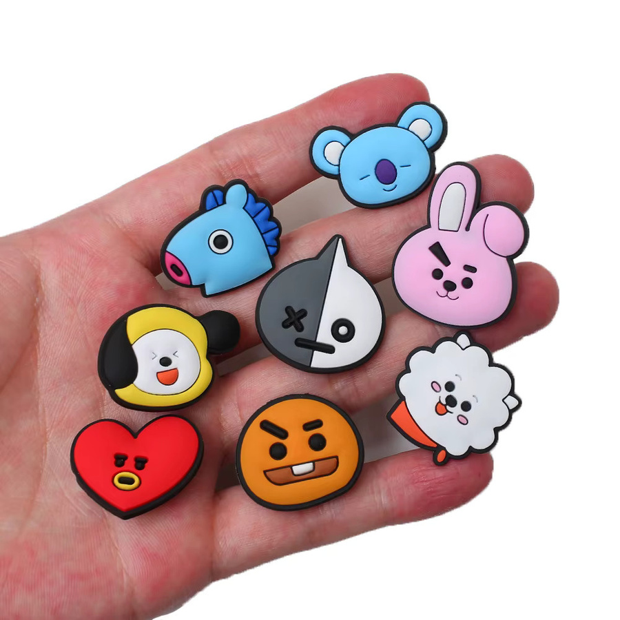 Schuh-Charms Cartoon-Tier-Serie, PVC, Kinder - Bild 3