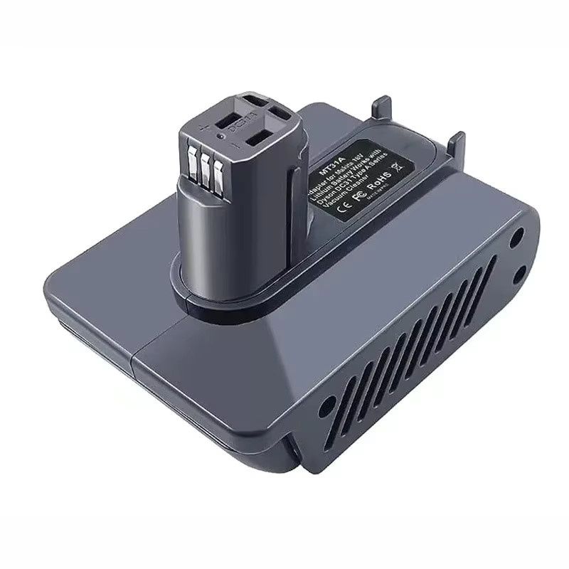 dawupine Adapter Konverter für Makita, Milwaukee, Bosch, Dewalt 18V 20V Akkus und Dyson Typ A Werkzeuge in Schwarz - Bild 3