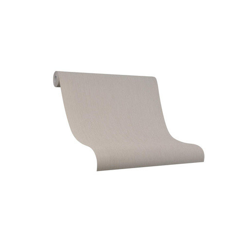 Marburg Vliestapete Modernista Uni Dunkelbeige FSC mit Streifenmuster B/L: 0,53 x 10,05 m - Bild 2