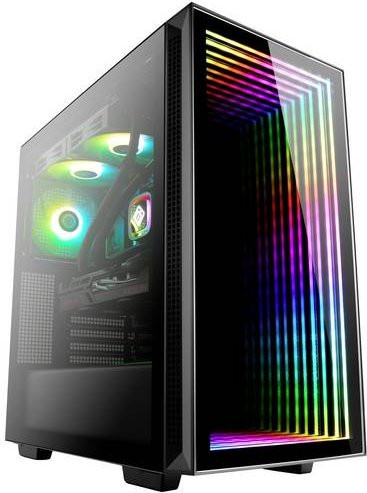 CSL Computer Gaming PC M10400 Desktop PC in Schwarz mit AMD Ryzen 7 7800X3D, 32GB RAM, 2000GB SSD und AMD Radeon RX 7600 XT 20GB GDDR6 - Bild 1