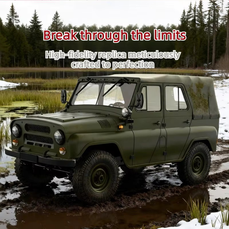 WPL C94 UAZ-469 4WD RC Rock Crawler, 1:12, LED-Beleuchtung, Allrad-Geländefahrzeug, RTR - Bild 5