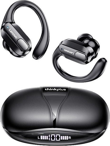 Lenovo thinkplus XT80 Bluetooth Kopfhörer True Wireless Headset mit Rauschunterdrückung und Tastensteuerung in Schwarz - Bild 1