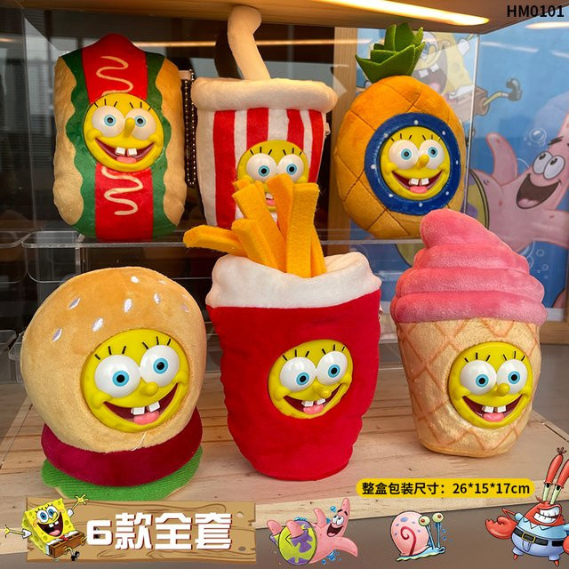 SpongeBob Kühlschrankmagnet, Actionfiguren, Meerestiere, Bunt / Mehrfarbig - Bild 1
