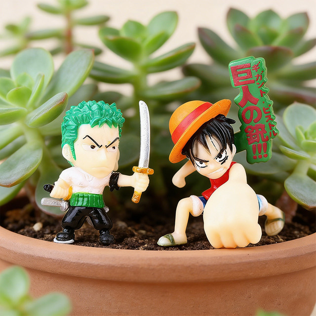 Bandai One Piece Mini Actionfiguren, 6-teiliges Set - Bild 1