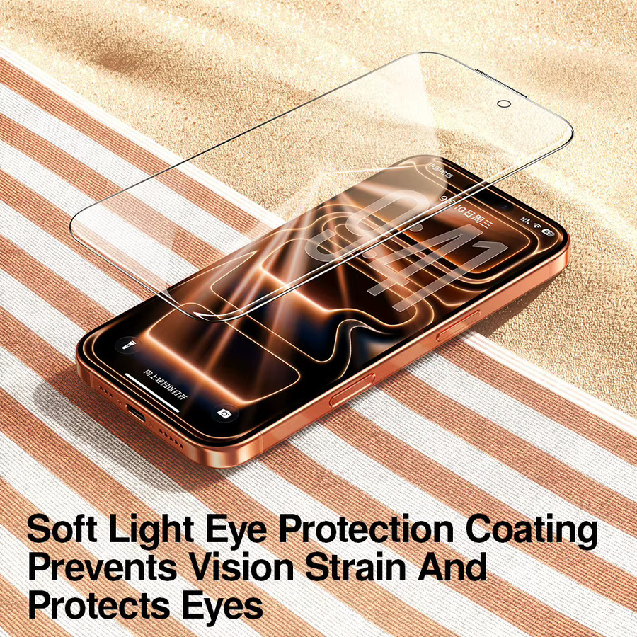 SmartDevil AR Privacy Displayschutzfolie aus gehärtetem Glas für iPhone 17 Pro Max, iPhone 17 Pro und iPhone Air 17, Anti-Peep und kratzfest, transparent - Bild 4